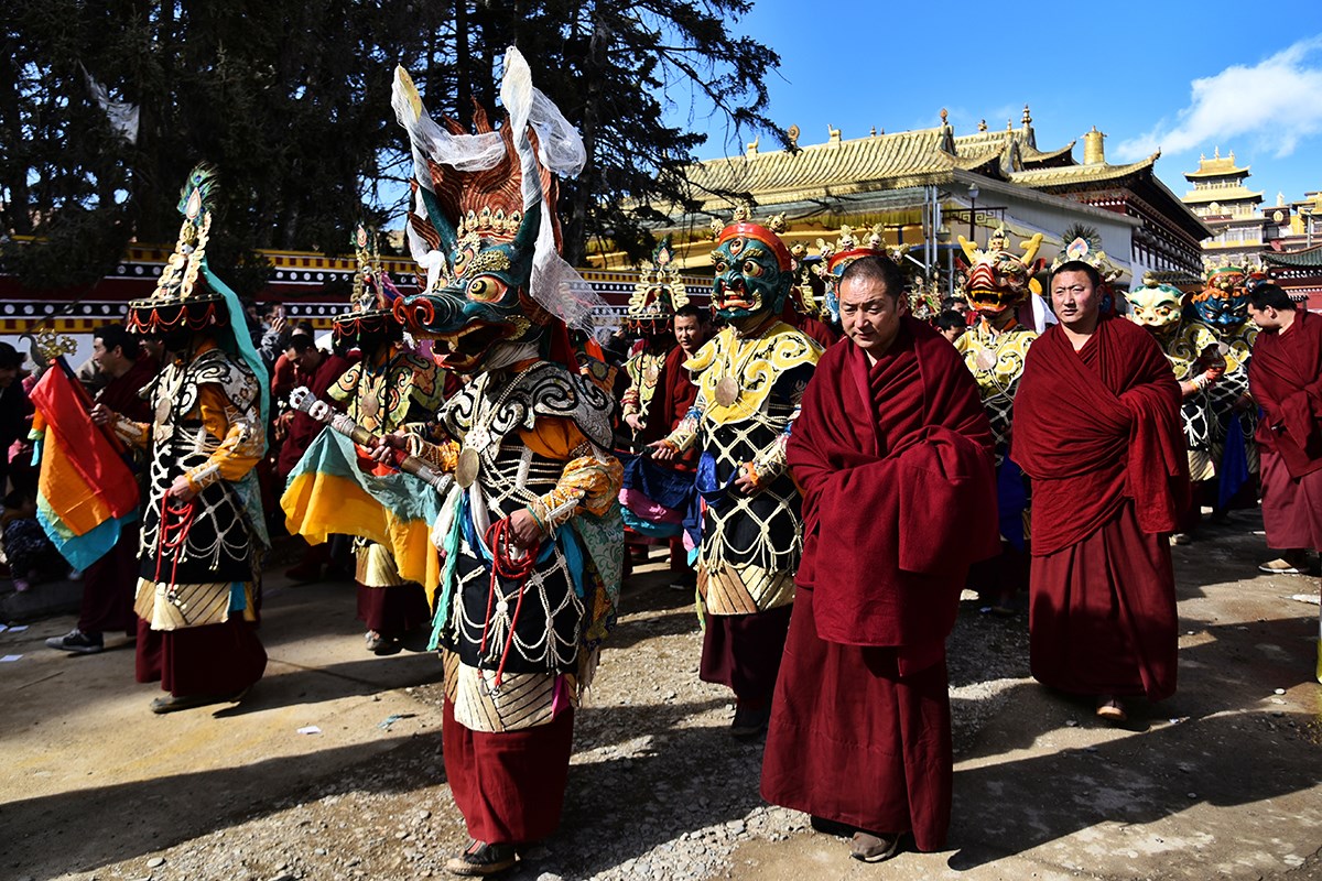 Monlam Festival (Losar, Tibetan New Year) in Aba