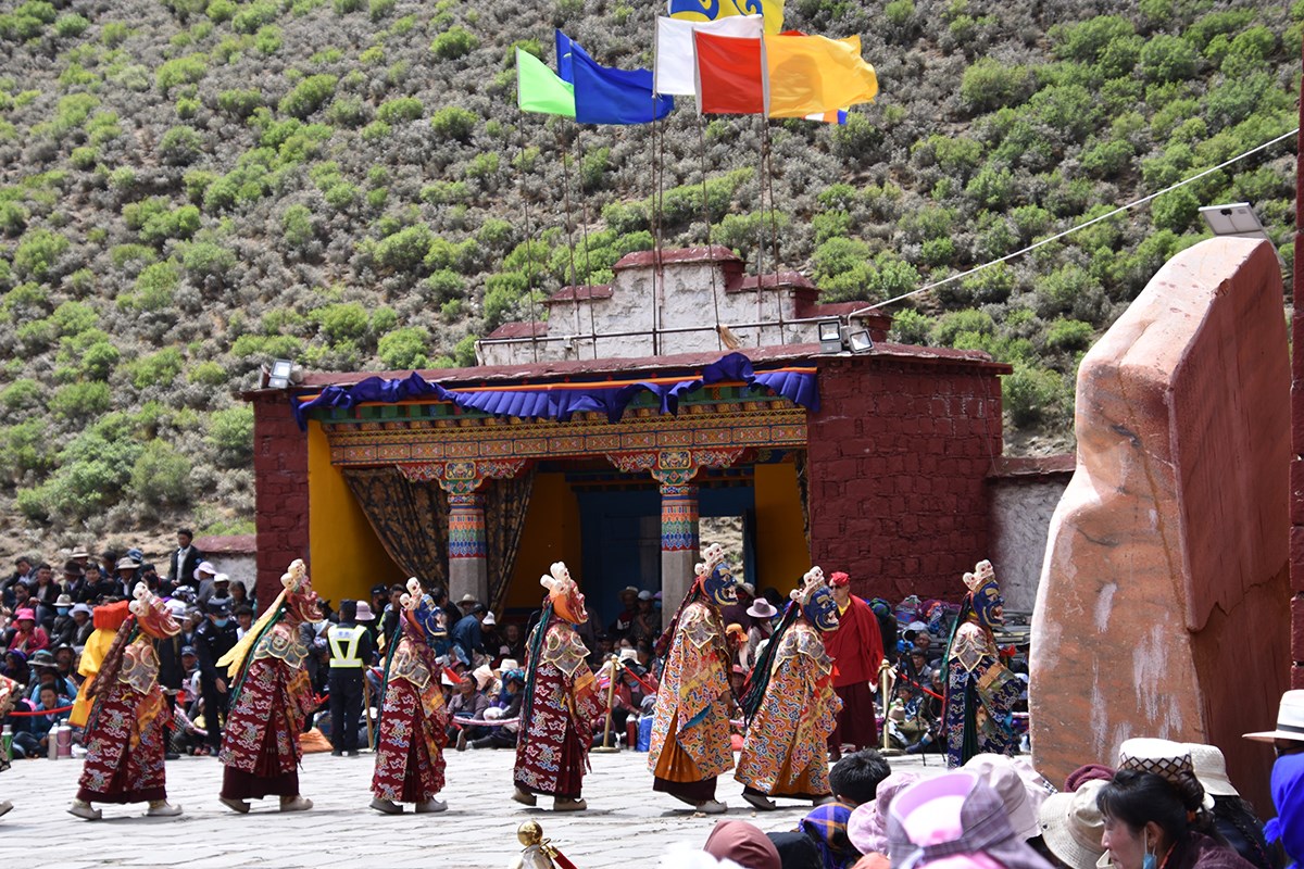 Mask Dance Festival in Tsurpu Monastery