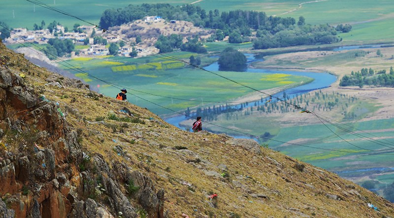 Trekking to Samye