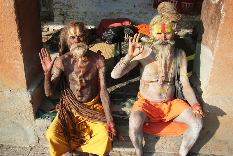 Ascetic Monks in Kathmandu