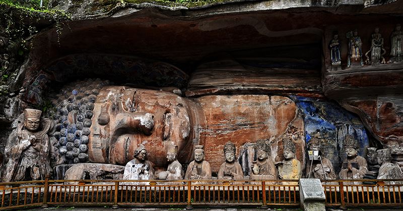 Stone Carving of Baoding in Dazu