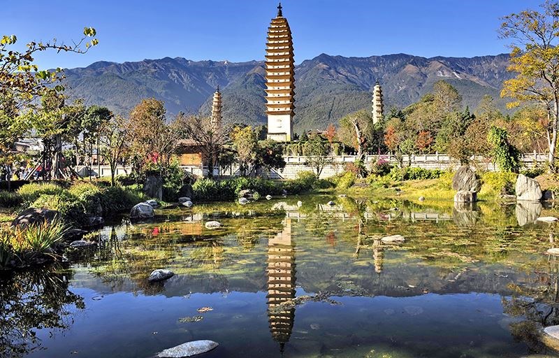 Three Pagodas of Chong Sheng Temple